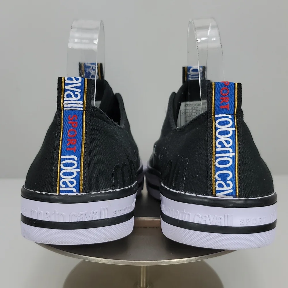 Roberto Cavalli Sport Canvas Men's Sneakers. Brand New. - Picture 4 of 13